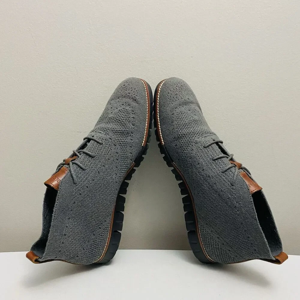 Cole Haan ZEROGRAND Stitchlite Wingtip Oxford Men's Casual Shoes C29426 Gray 13M - Picture 7 of 10